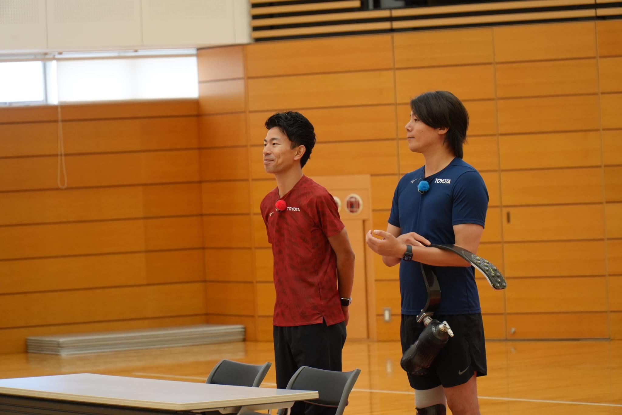 左・石田駆、右・佐藤圭太