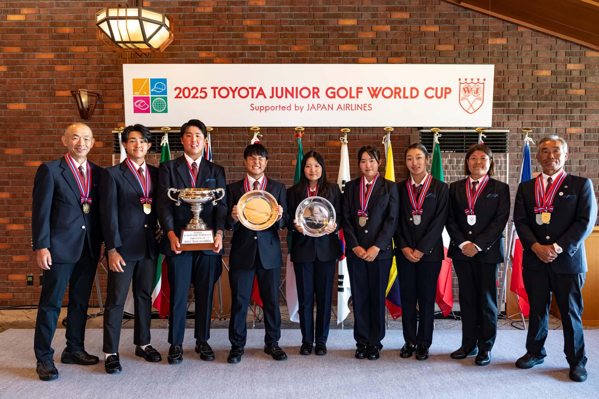 日本代表:長﨑煌心、松山茉生、長﨑大星、新地真美夏、岩永杏奈、長澤愛羅